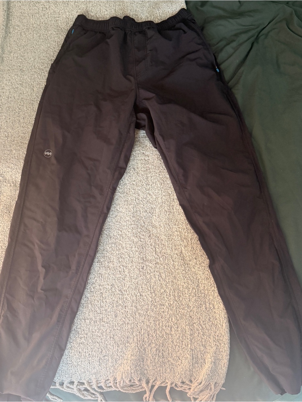 Janji Black Athletic Joggers with Subtle Logo
